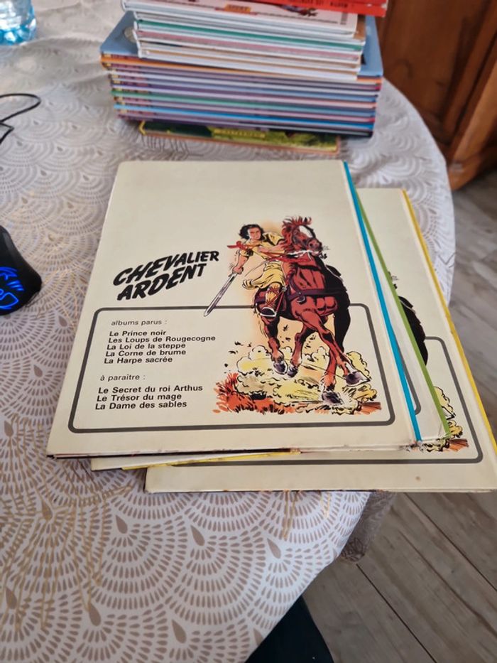 Lot de 3 bandes dessinées vintage Chevalier Ardent 1973 - photo numéro 9