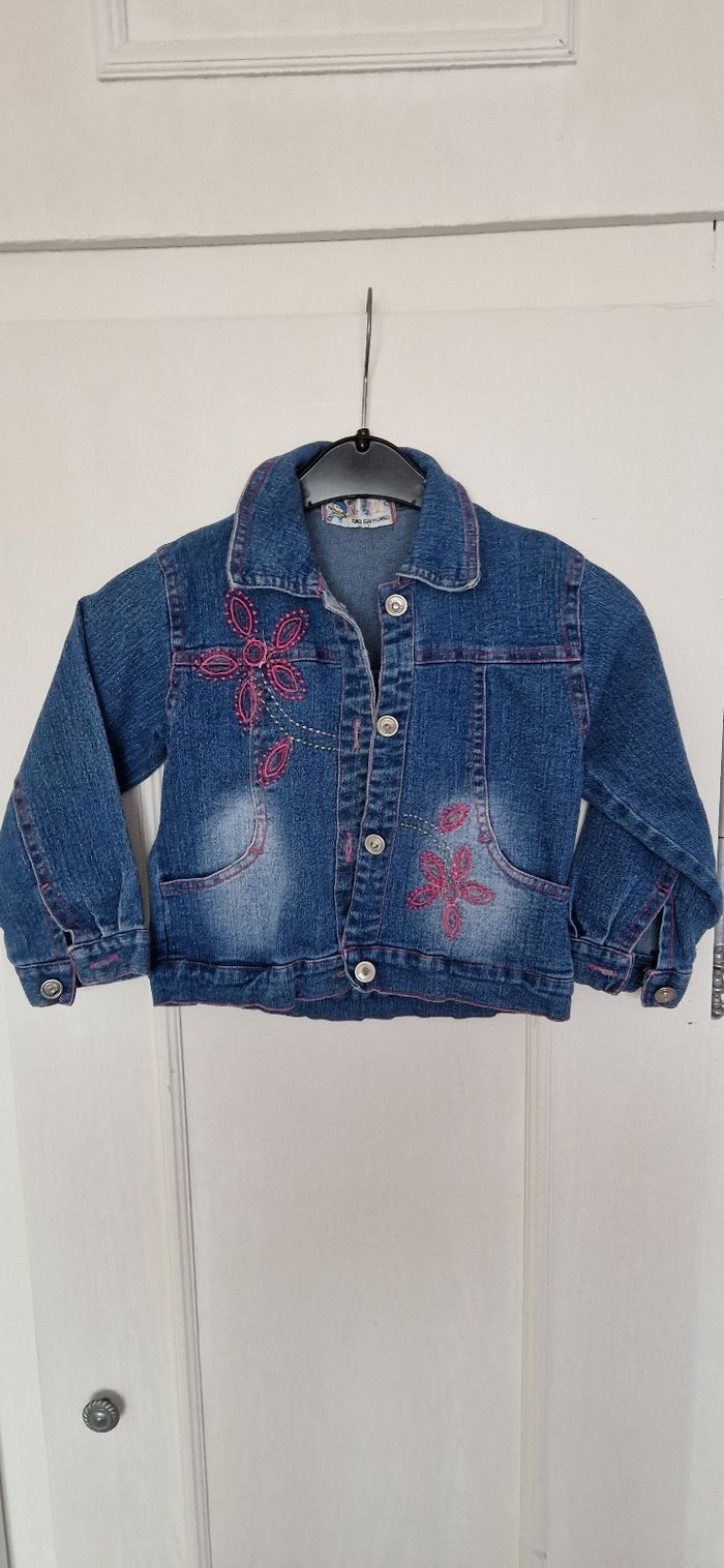 Veste en jeans fille 3 ans