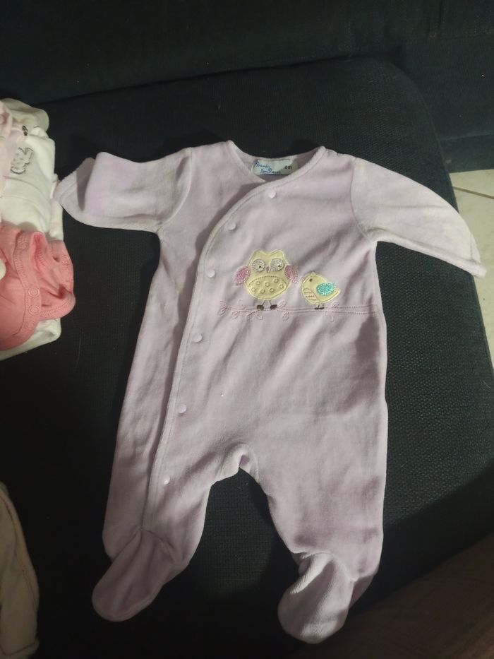 Lot de 7 pyjamas taille naissance