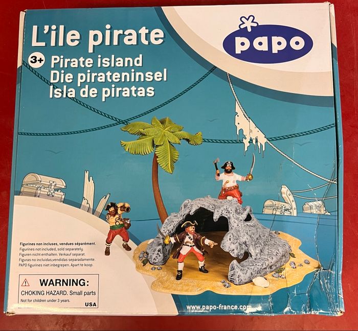 L’île aux pirates Papo Neuf