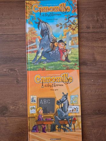 Lot  de  2 bandes  dessinées Camomille