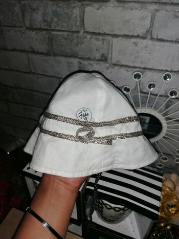 Bonnet réversible 3/6 mois