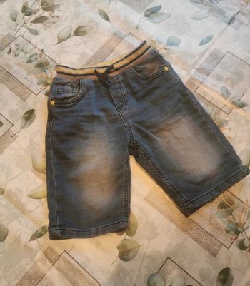 Short en jean taille elastique garçon 6 ans