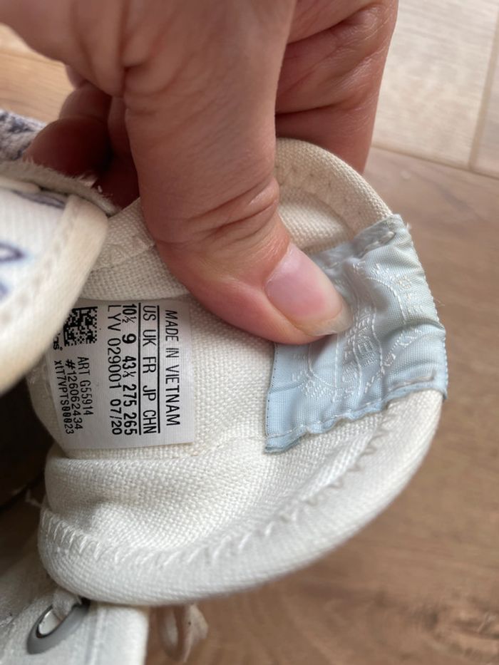 Baskets blanches crème Adidas Niza 42 - photo numéro 6
