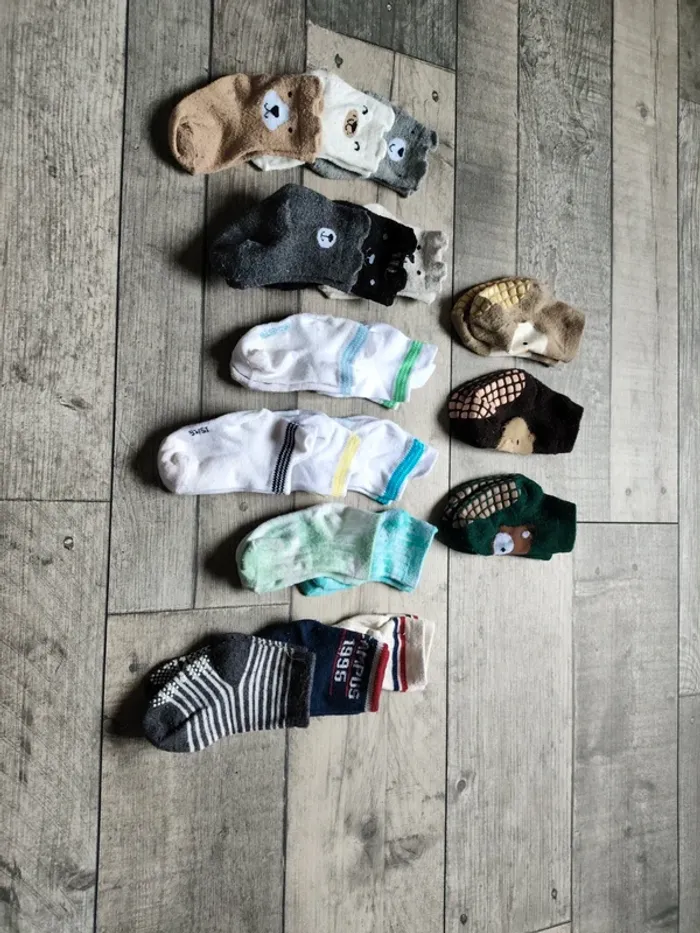Lot de 19 paires de chaussettes