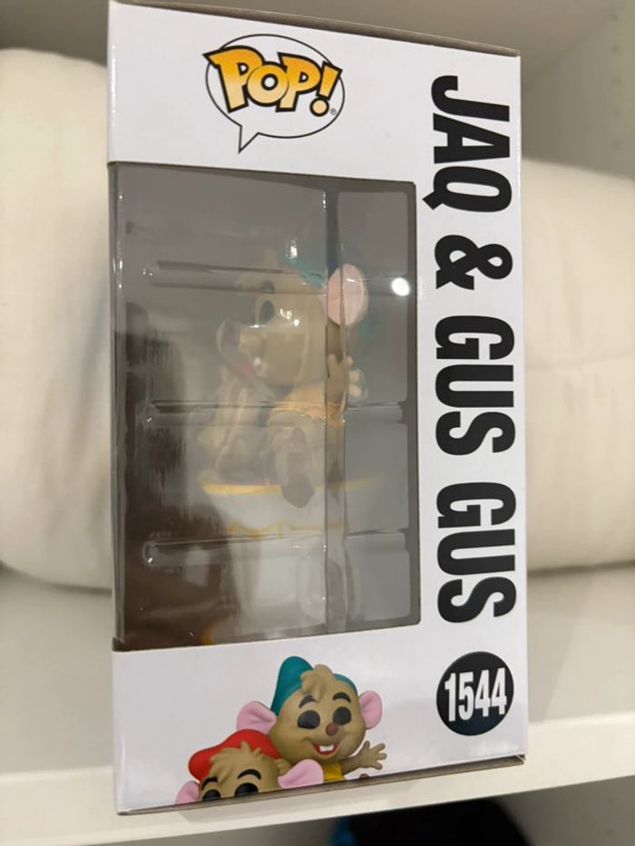 Pop Disney cendrillon numéro 1544 jaq & gus gus, funko pop neuve - photo numéro 2