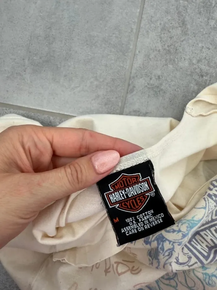 T-shirt Harley Davidson femme made in US taille M - photo numéro 6