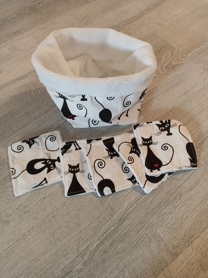 Panières et lingettes démaquillantes lavable - photo numéro 9