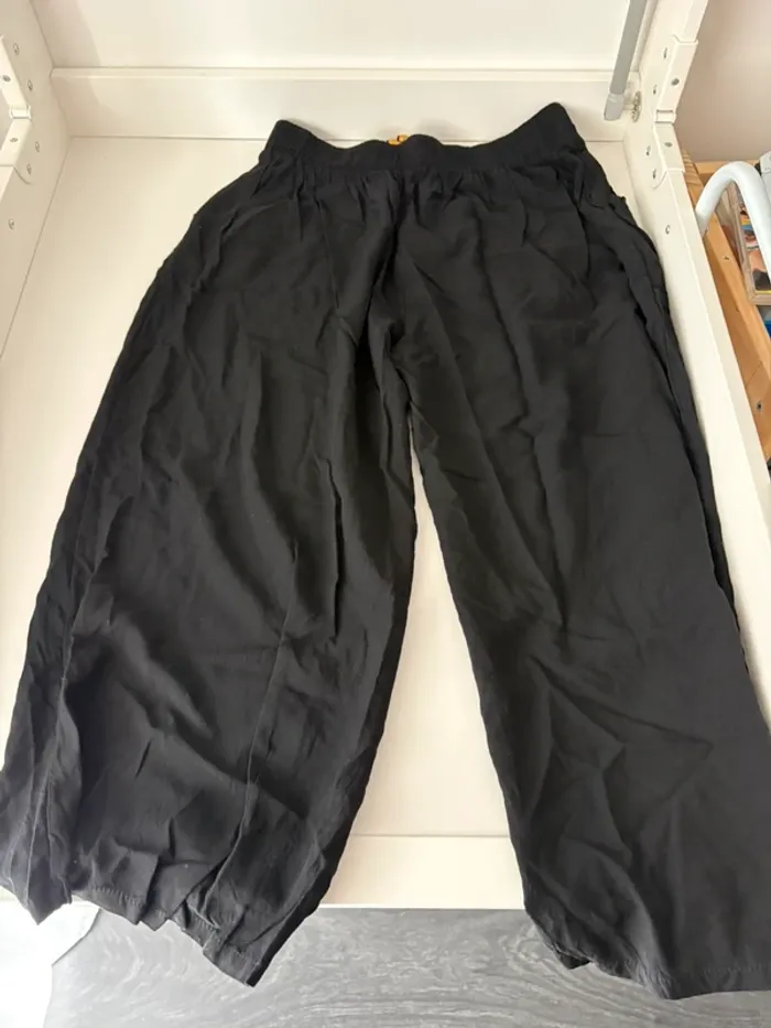Pantalon noir large