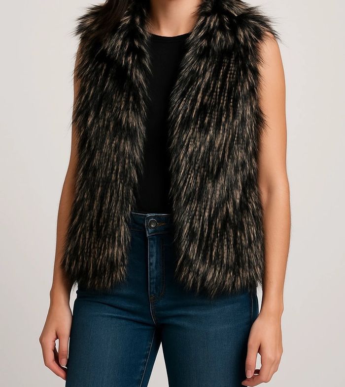 ๐ชถ Gilet sans manches en fausse fourrure ๐ชถ