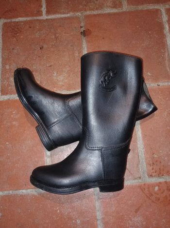 Bottes équitation Fouganza T27 – prêtes pour le poney club