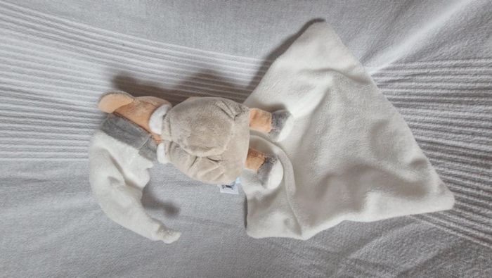 Doudou mouchoir ourson pantin Babynat - photo numéro 2