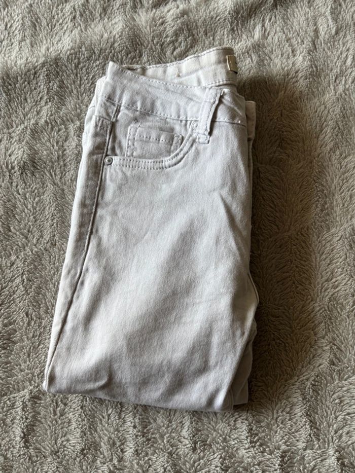 👖 Jolie jeans skinny blanc shiny design Taille S👖