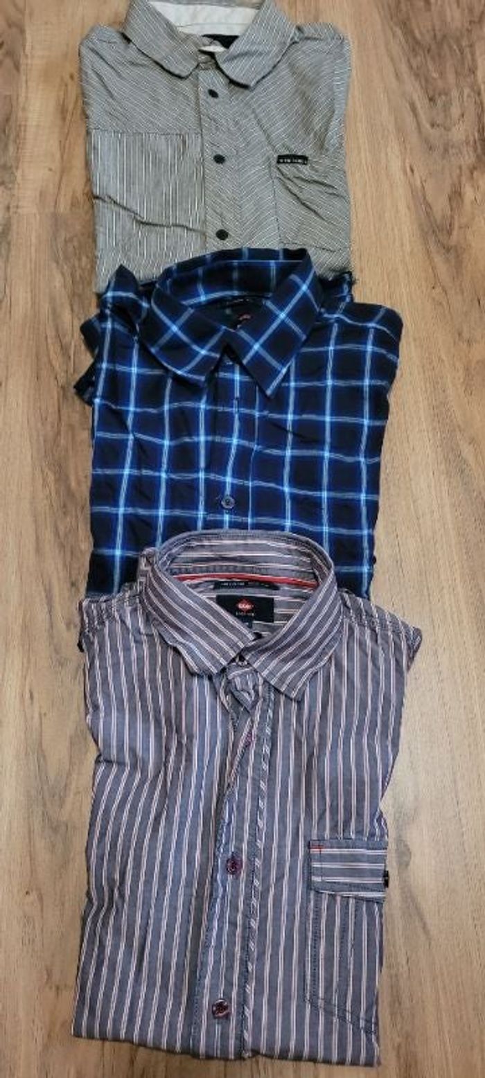 Lot de 3 chemises manches longues