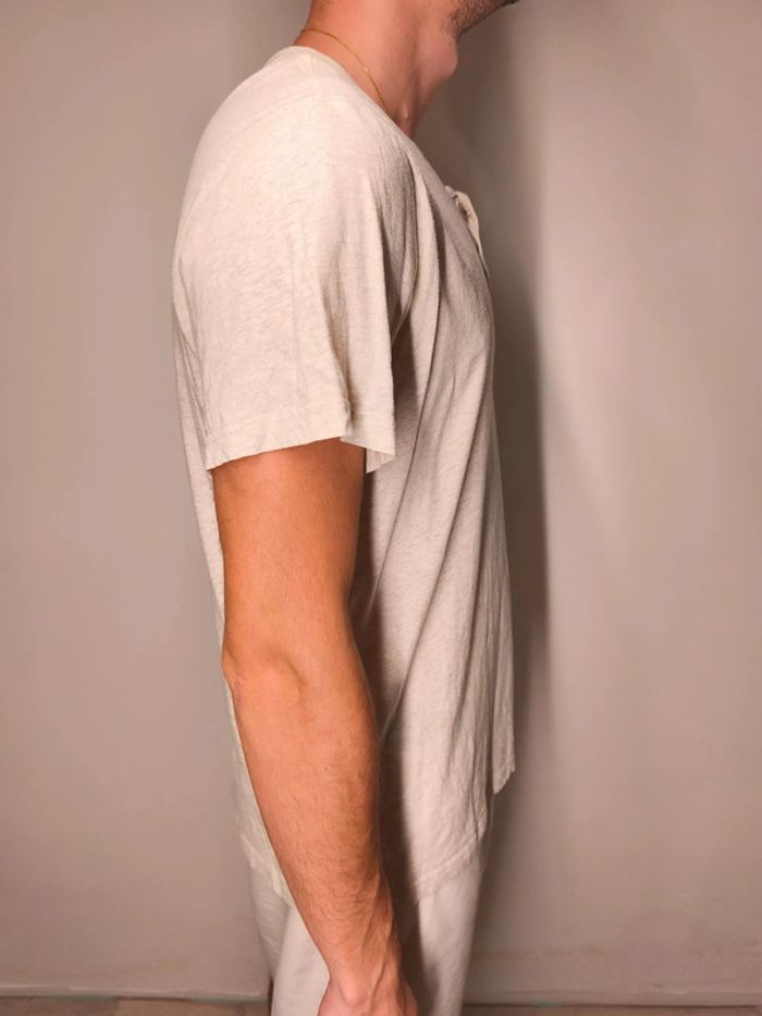 T-shirt Abercrombie & Fitch Homme Taille XL Gris - photo numéro 3