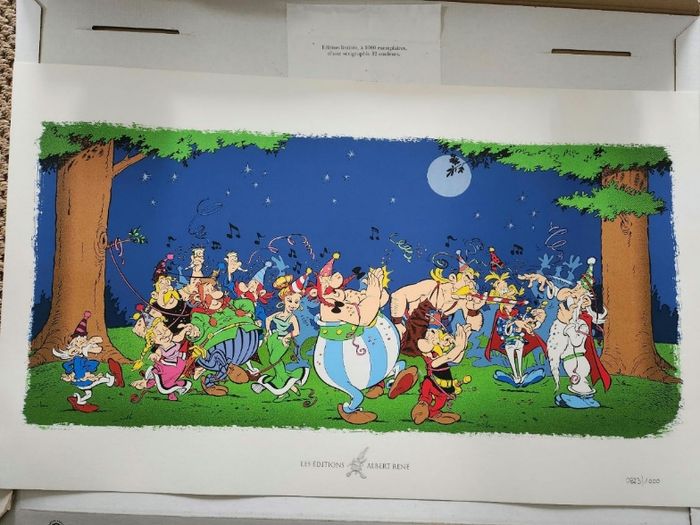 Serigraphie asterix numéroté - photo numéro 3