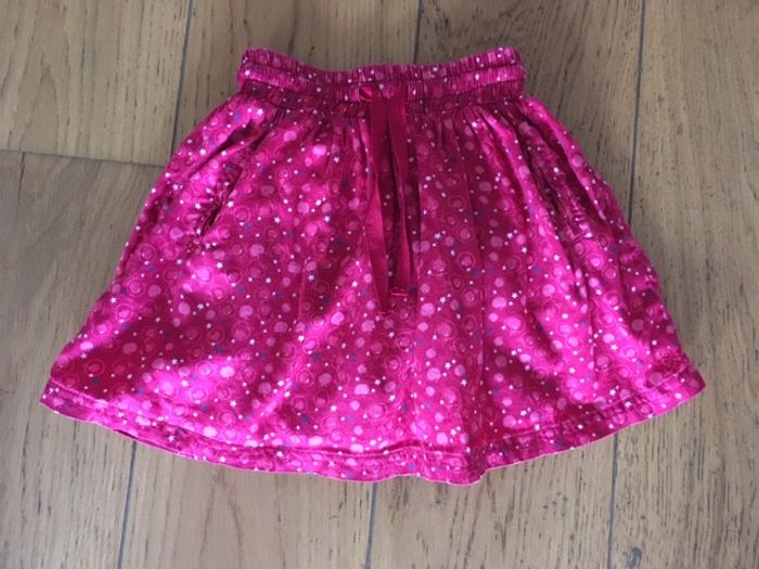 Jupe rose fuschia Okaidi 3/4 ans