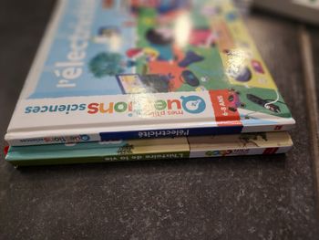 Lot de 2 livres enfants : Mes p'tites question