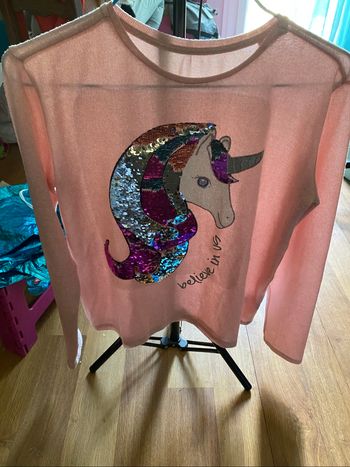 Pull licorne 12 ans