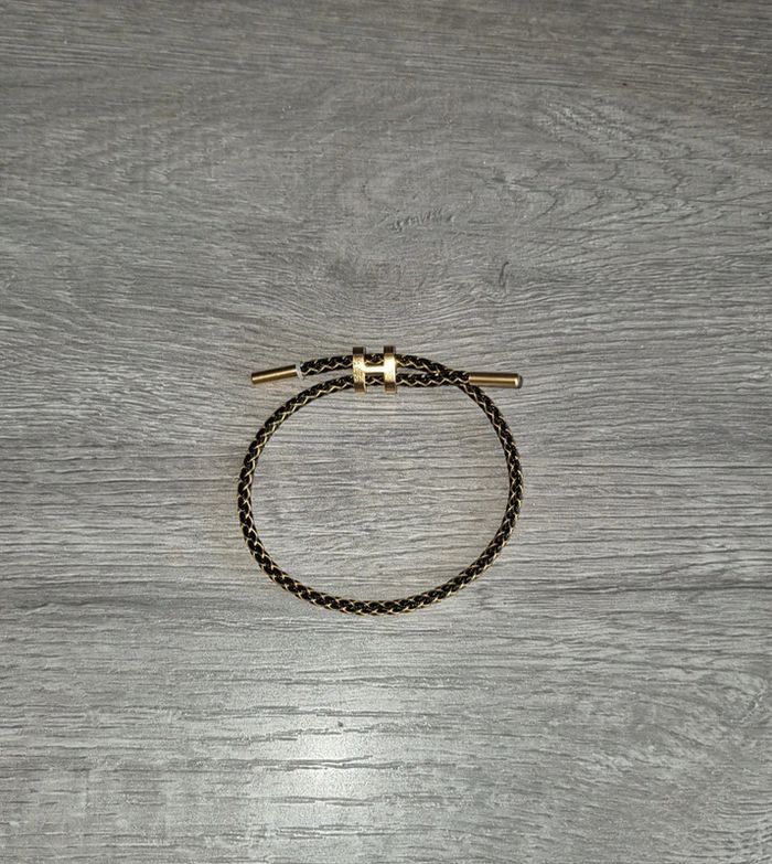 Bracelet réglable doré - photo numéro 4