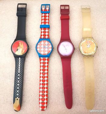 Set de 4 montres "SWATCH"