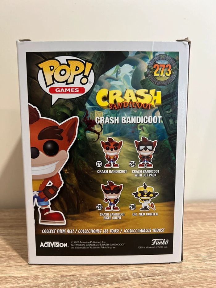 Funko Pop  Crash Bandicoot - photo numéro 2