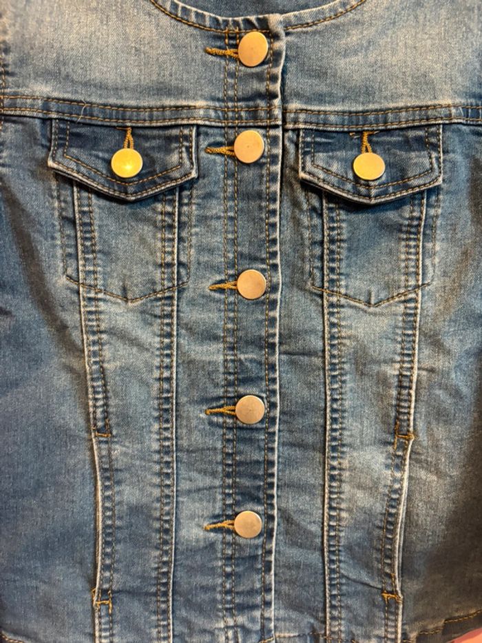 Blouson veste en jean Tissaia 6/7 ans - photo numéro 2