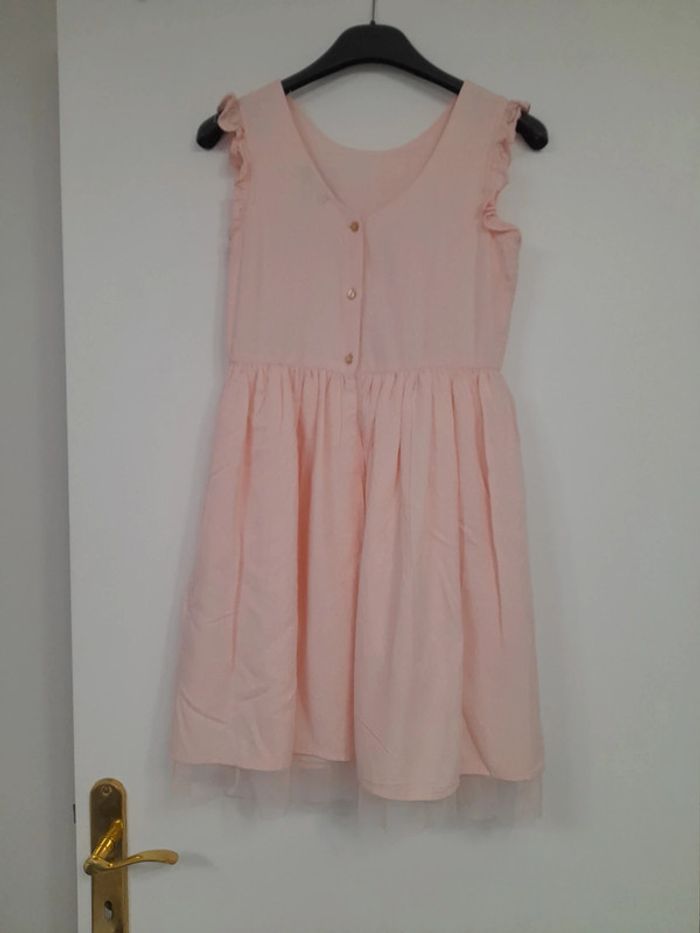 Très jolie robe rose in extenzo - photo numéro 3