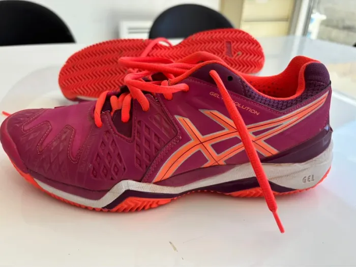 Asics Gel-Resolution 6 - berry/flash coral/plum Asics - photo numéro 4