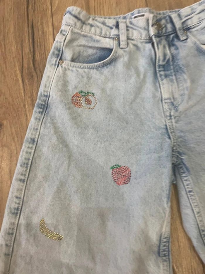Short en jean taille haute Mom - photo numéro 9