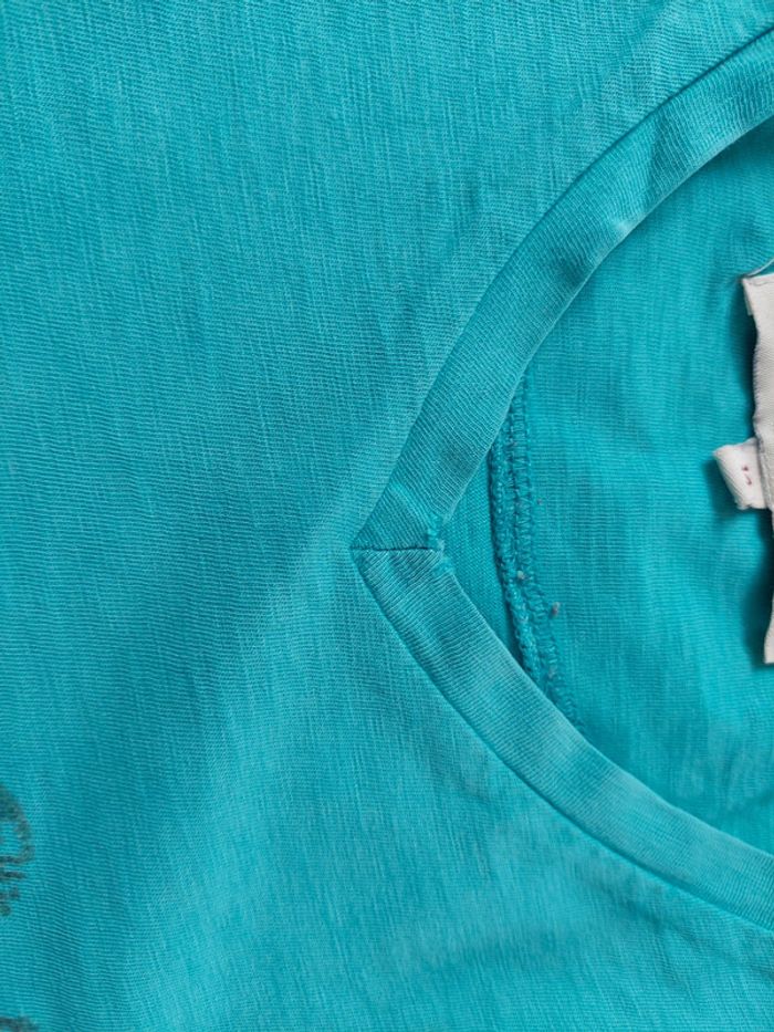 Tee Shirt turquoise Kaporal 14 ans - photo numéro 7