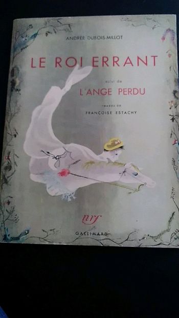 Livre ancien le roi errant et l'ange perdu