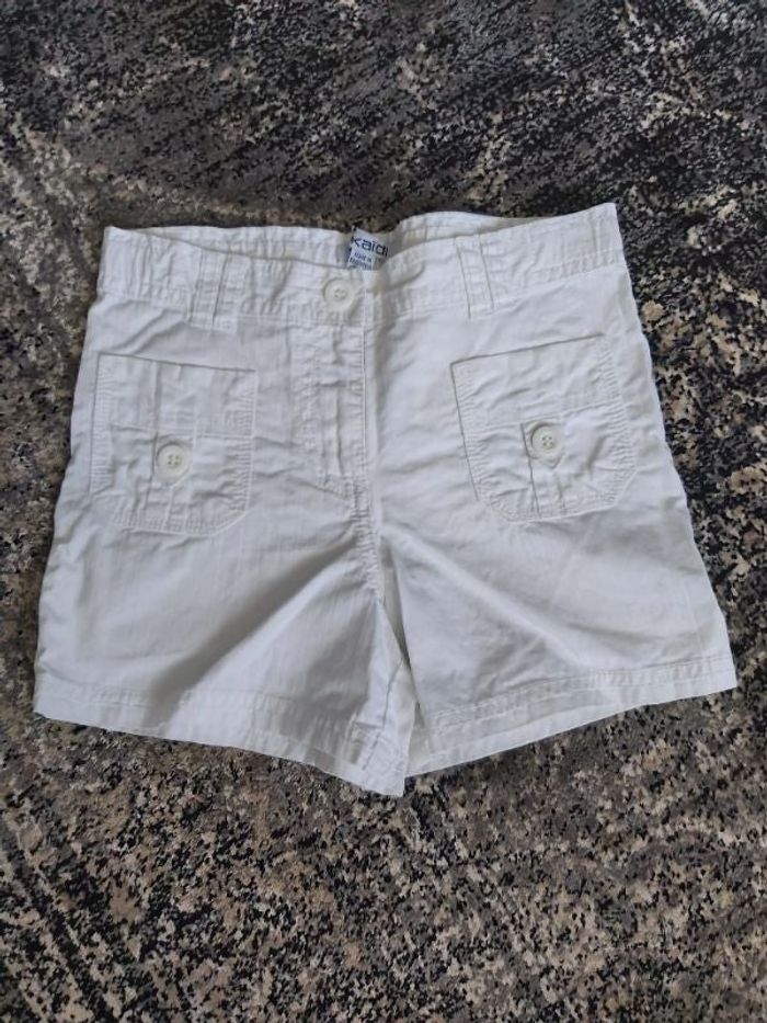 Short blanc 7 ans - Okaïdi