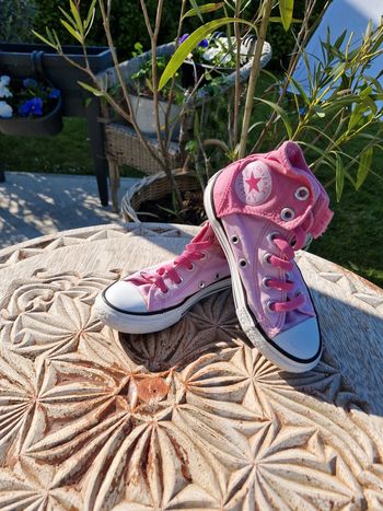 Converse haute rose