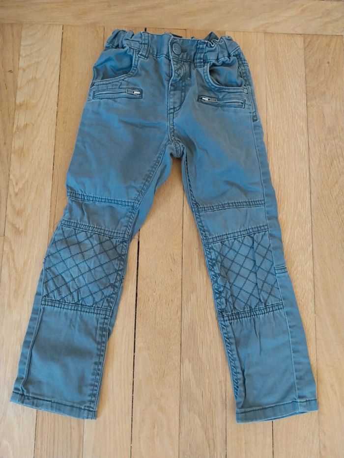 Pantalon tissu gris foncé (4A)