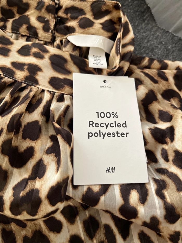Blouse imprimée léopard H&M - Taille M - photo numéro 4