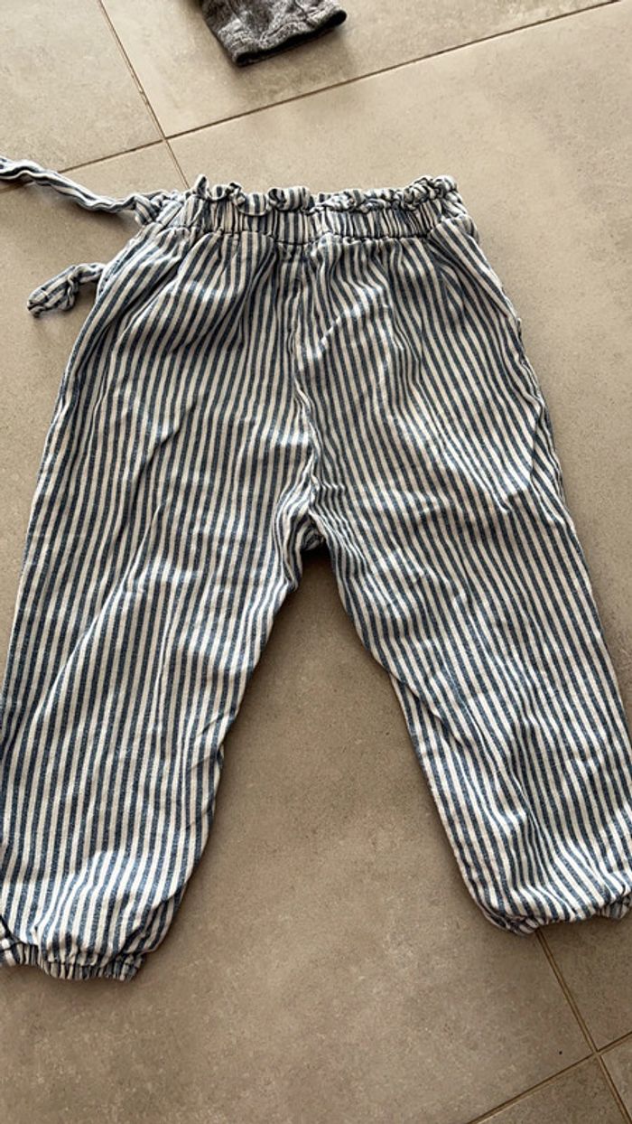 Pantalon leger à rayures - photo numéro 4