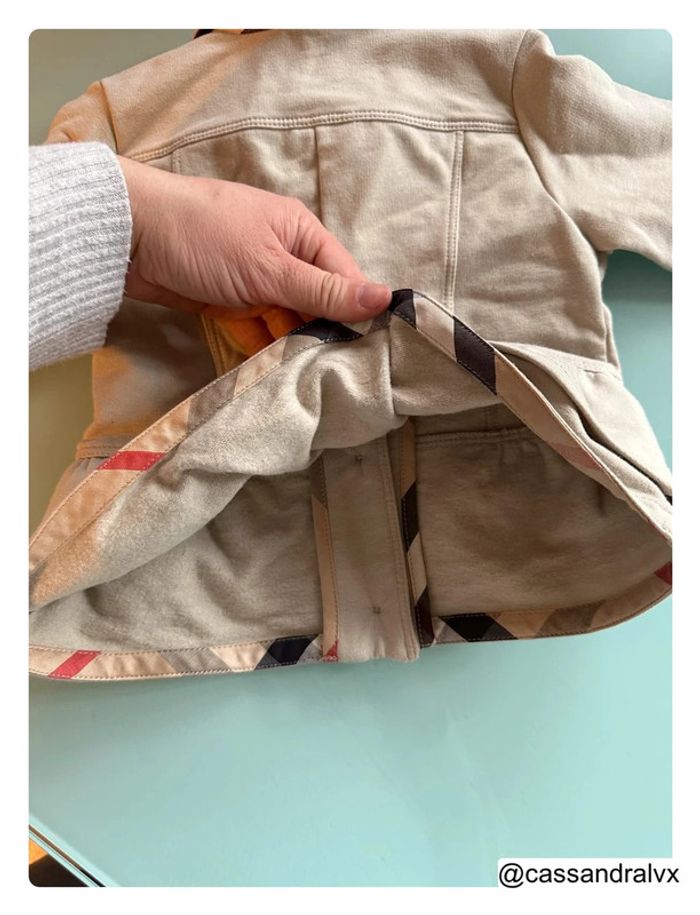 Veste beige Burberry - photo numéro 4