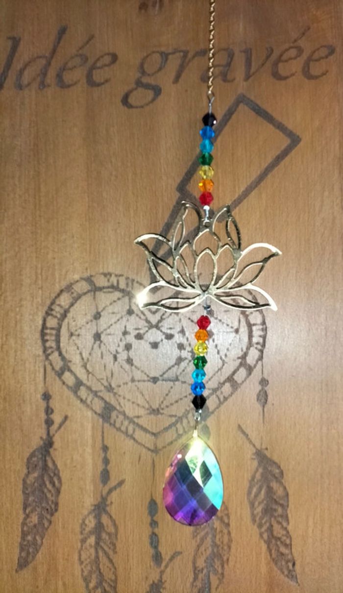 Attrape soleil fleur de Lotus - photo numéro 2