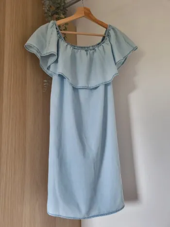 Robe bleu jean clair