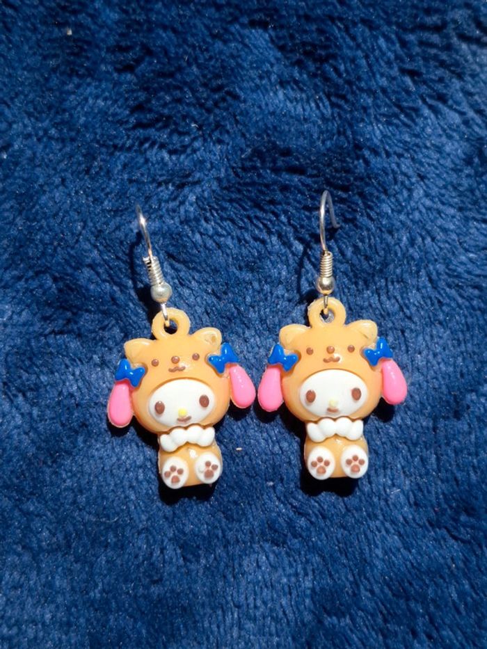 Boucles d'oreilles Kuromi - photo numéro 2