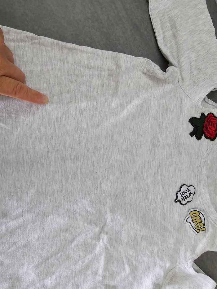 T-shirt ml fille 12 ans - photo numéro 2