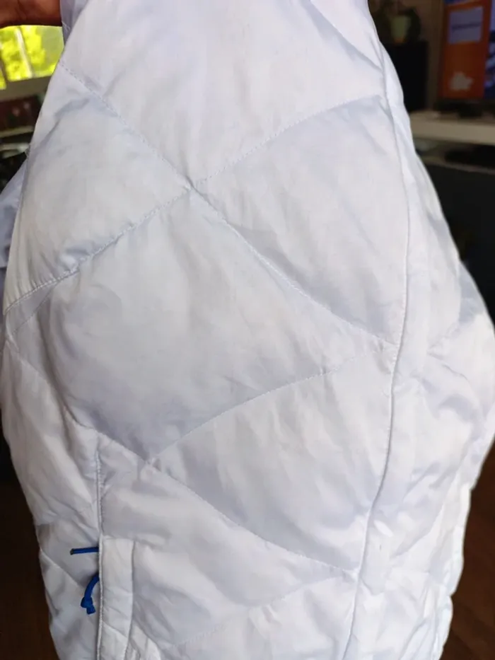 Doudoune femme the North face 550 plume d'oie blanc nacré L/G - photo numéro 10