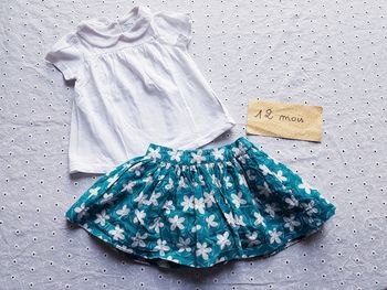 Ensemble tee-shirt adorable jupe