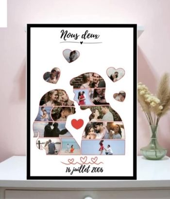 Cadre st Valentin couple