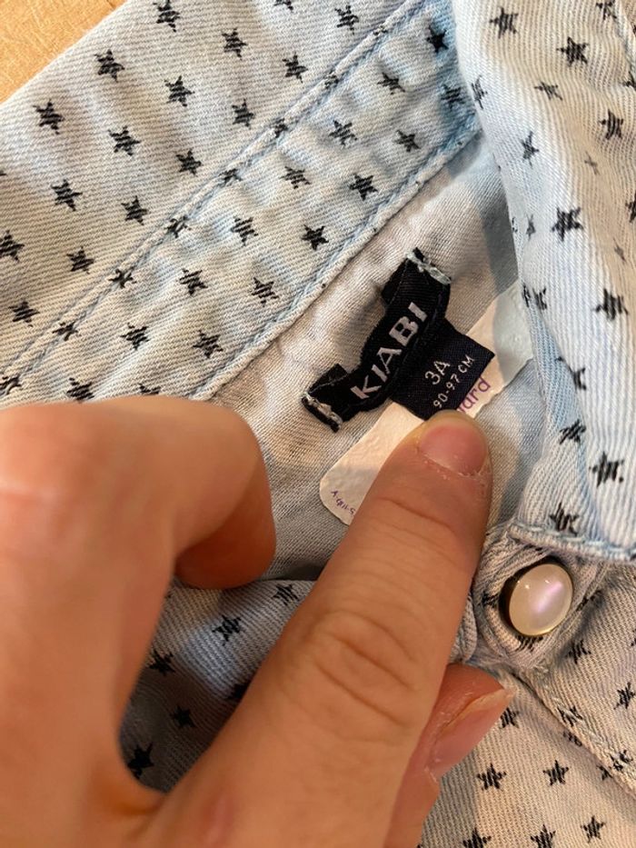 Chemise 3 ans fille Kiabi manche longue - photo numéro 2