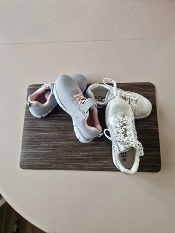 Lot baskets et  sandalette.