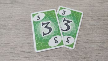 Lot x2 carte numéro n°3 pièce détachée Skyjo jeu de société #E15