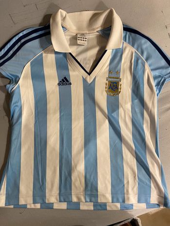 Maillot argentine col V vintage