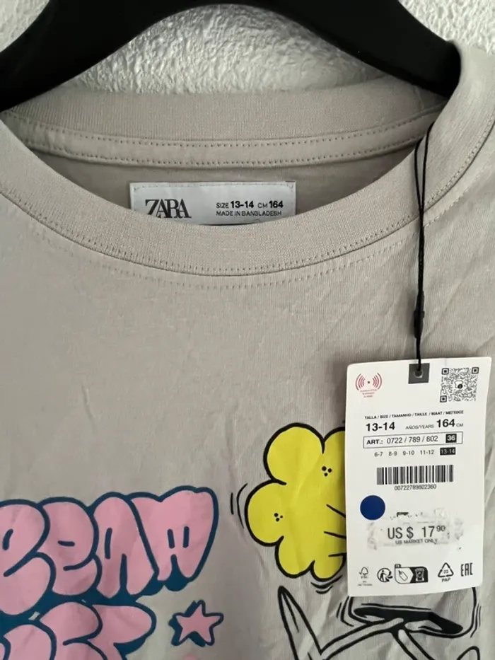 Pull manches longues t-shirt Zara taille 13/14 ans💫 - photo numéro 4